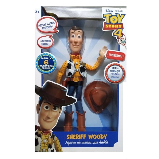 Figura de Acción Woody Toy Story T3718 40cm y con 6 frases Verde -