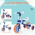 thumbnail image 6 of KORIMEFA 3 in 1 Toddler Bike for 1-4 Years Old Boy Girl Toddler Tricycle Kids Trikes for Toddler Tricycles Baby Bike Infant Trike, Blue, 6 of 12