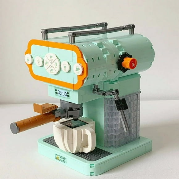 DEBGFS Building Block Set Micro Mini Blocks Coffee Machine Building Set With Creative Toys 928 Piece Mini Bricks Toy Holiday Christmas Birthday Gifts For Adults Kids,Two-position coffee machine