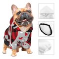 thumbnail image 3 of Balery Buffalo Plaid Love And Gnome Sudadera con Capucha para Perros Pequeños – Ropa para Mascotas, Disfraz para Perros y Gatos, Ideal para Fiestas y Cosplay-X-Small, 3 of 7