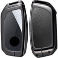 thumbnail image 3 of Key Fob Cover Compatible with BMW IX IX3 I5 I7 740i 760i X1 X3 X5 X6 X7 XM 2024-2025 Keychain Case Holder Protector,Black, 3 of 9