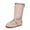 1-Gold70, variant on Girls Summer Mid-Calf Mesh Boots Casual Breathable Side Zipper Boots with Buckle