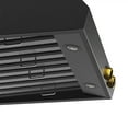 thumbnail image 2 of 30 in. 900 CFM Wall Mount Range Hood in Titanium Stainless Steel with Gold, 2 of 9