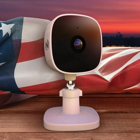 Night Owl - Indoor AC Powered Plug-In Wireless 1080p Security Camera with 2-Way Audio - White