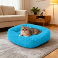 thumbnail image 6 of Donut Calming Pet Bed for Small Medium Dogs, Washable Anti-Anxiety Fluffy Dog Bed with Non- Bottom, Self-Warming Plush Cat Bed for Improved Sleep, 6 of 6