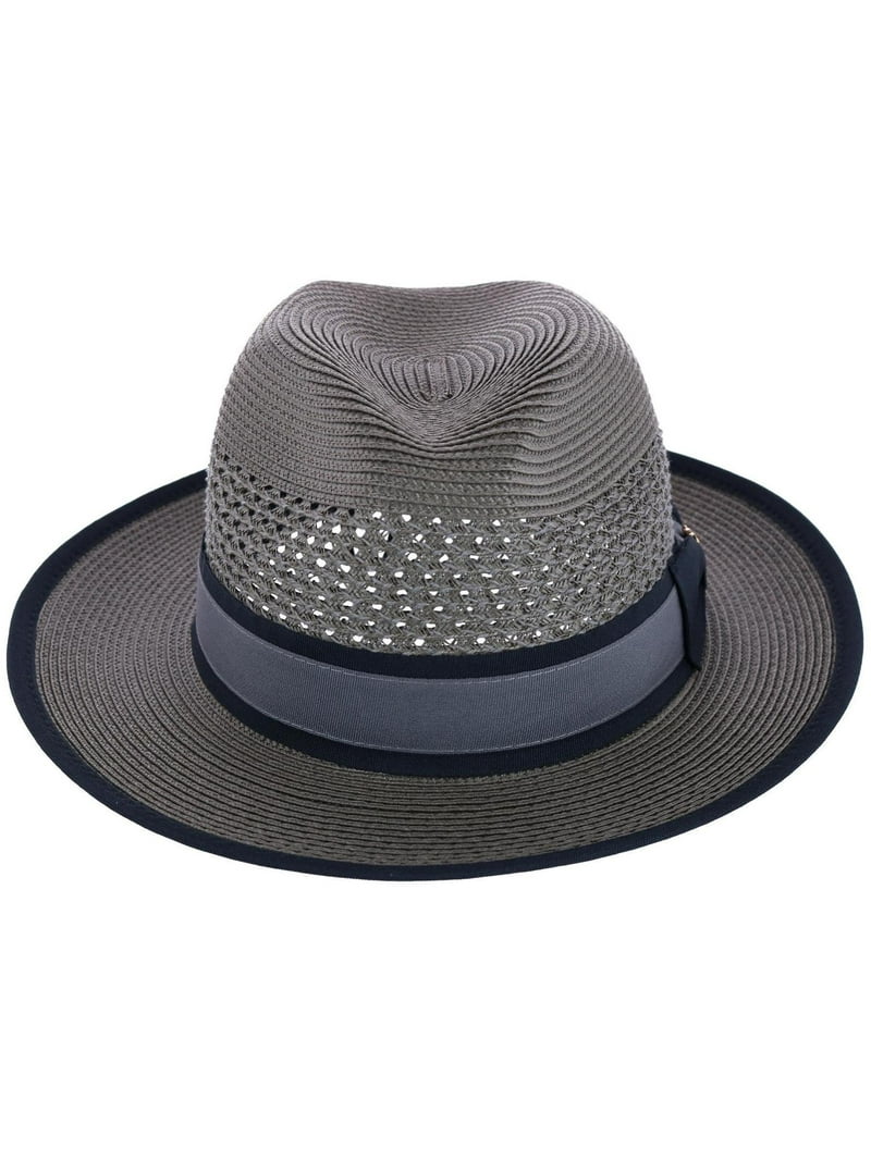 Richman Brothers Polybraid Fedora Hat with Grossgrain Ribbon  display picture 3