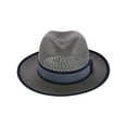 thumbnail image 2 of Richman Brothers  Polybraid Fedora Hat with Grossgrain Ribbon and Feather (Men), 2 of 7