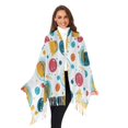 thumbnail image 3 of FORMRS Womens Scarf Winter Soft Long Big Warm Shawls Wrap Tassel Scarves, Bubbles Hamburger, 3 of 9