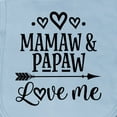 thumbnail image 3 of Inktastic Mamaw and Papaw Love Me Baby Burp Cloth, 3 of 3
