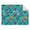 Teal Sports Gear, variant on 31"x41" Super Soft Blanket with Double Layer Dotted Backing Cozy Dotted Fleece Blanket, Teal Alien Space Printed