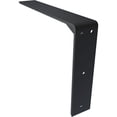 thumbnail image 5 of Ekena Millwork 2 1/2"W x 14"D x 10"H Countertop Support Steel Heavy Duty Bracket w/ Gusset, Powder Coated Black, 5 of 10