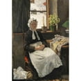 thumbnail image 2 of Fritz von Uhde 18x24 Black Ornate Framed Double Matted Museum Art Print Titled: The Old Seamstress (1891), 2 of 5