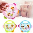 thumbnail image 3 of 1pcs Children's Tambourine Cartoon Baby Musical Instrument Rattle, 3 of 4