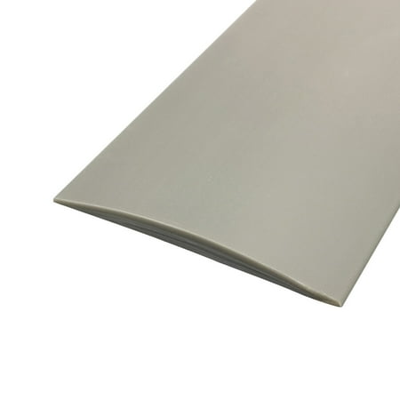 

TOP-MAX Self-Adhesive PVC Floor Gaps Flat Transition Strip 1 Roll Flexible Laminate Floor Trim for Door Doorway Light Grey