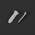 thumbnail image 3 of Unique Bargains 6X26mm Plastic Expansion Pipe Column Concrete Drywall Anchor Wall Plug Frame Fixings Tube with Screws Translucent 20 pcs, 3 of 4