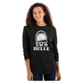 thumbnail image 3 of Taco Belle Mexican Fast Food Funny Plus Size Long Sleeve Graphic Tee Shirt Brisco Brands 2X, 3 of 5