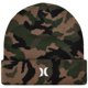 thumbnail image 1 of Gorro de invierno Hurley Icon de punto con puños para hombre, camuflaje, 1 of 7