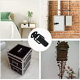 thumbnail image 5 of 12 Pièces à Bascule à Ressort, Levier Loquet Hasp, Loquet à Ressort en Acier Inoxydable, Noir, pour Valise, Boîte à Outils, Tiroir, Commode, Armoire, Armoire, Casiers, 5 of 5