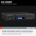 thumbnail image 2 of Tascam CD-200BT Rackmount Professional CD Player with Bluetooth Wireless, 2 of 7