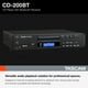 thumbnail image 2 of Tascam CD-200BT Rackmount Professional CD Player with Bluetooth Wireless, 2 of 7