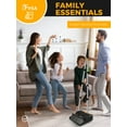 thumbnail image 5 of FVSA Broom and Dustpan Set with 50.4" Long Handle Extension Pole Set for Home (Black+Orange), 5 of 11