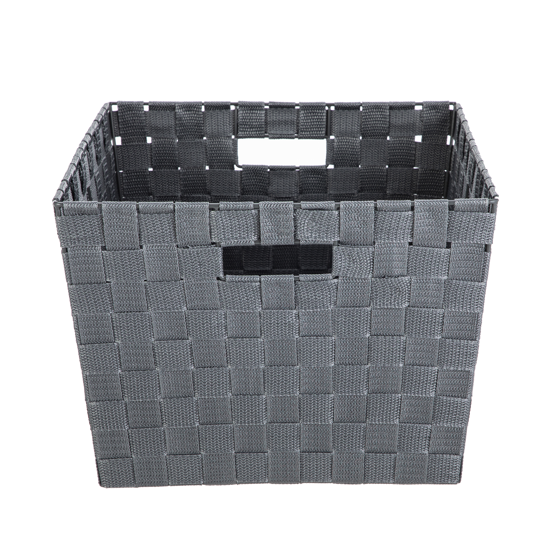 Mainstays Large Woven Nylon Storage Bin, Gray