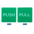 thumbnail image 3 of Uxcell Push Pull Door Sign Acrylic Self Adhesive Square Sticker Green 4 Pack, 3 of 6
