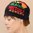 thumbnail image 2 of Jiibva Black History Month Beanie Hat for Men Women Knit Warm Casual Hats Classic Winter Cap Adult, 2 of 7