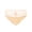 #0571-Beige, variant on Scalloped Edge Bikini Panties for Women Hollow Back No Show Briefs Delicate Edge Sweet Intimates Gift
