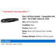 thumbnail image 2 of Rear Left Door Handle - Compatible with 2007 - 2013 GMC Yukon XL 2500 2008 2009 2010 2011 2012, 2 of 2