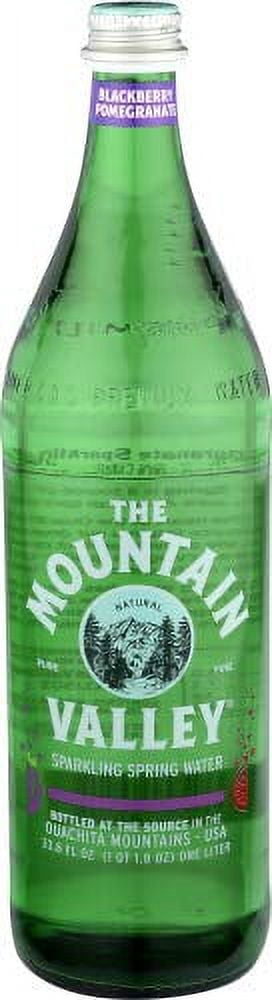 Mountain Valley Sparkling Water Blackberry Pomegranate 1 L (Pack of 12)