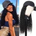thumbnail image 6 of Teissuly Ladies Front Lace Wig Set Black Mid-length Curly Hair Simulation Wig, 6 of 9