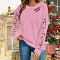 thumbnail image 2 of ZACPNCV Christmas Sweater Women Reindeer Graphic Sweatshirts Oversized Christmas Tree Sweaters Xmas Pullover Tops, 2 of 7