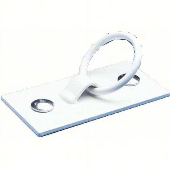 Dock Edge Mooring Ring, 1 Piece, White , 5-14" x 2-58"