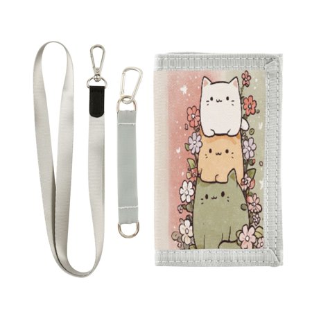 Cloth Purse Boys Novelty Wallets Girls Novelty Wallets Men s Wallets Women s Wallets Card Wallet Cash Wallet Student ID Bag Coin Wallet Cute Cats