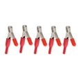 thumbnail image 3 of Battery Charger Clips, 40A 5PCS/Set Heavy Duty Jumper Clamp Conductive Soldering  For Hardware Electronics Computers Red,Black, 3 of 8