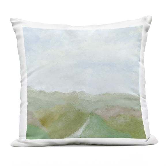 Stupell Industries Love Is My Valley Outdoor Printed Pillow design by J:L Design, 18 x 7 x 18