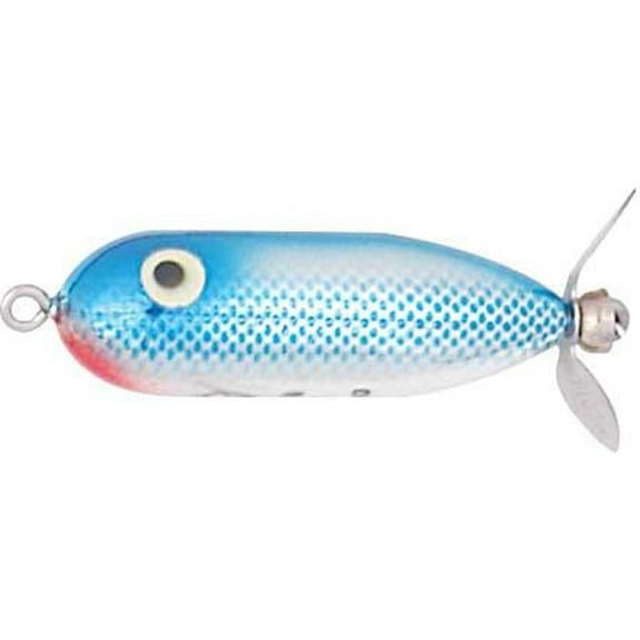 Heddon  0.25 oz Tiny Torpedo Lure - Silver & Blue