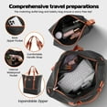 thumbnail image 6 of COBIZI Carry on Luggage Sets Hardside 20'' Carry on Suitcase with Spinner Wheels&TSA Lock,Lightweight 3 Piece Luggage Sets Black, 6 of 8