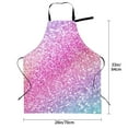 thumbnail image 5 of Picia Fun Rainbow Pink Waterproof Apron for Unisex Adult - Adjustable Bib Apron with Pockets, Ideal for Cooking, Gardening, Painting, and Household Chores, 5 of 9