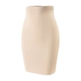 thumbnail image 6 of MIXUE Skirts For Women Summer Solid Color Elastic High Waist Seamless Bodyshaper Mini Bodycon Skirt Sportswear,Brown,L, 6 of 6