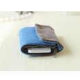 thumbnail image 1 of stanreset Women Canvas Short Wallet Girl Student Large Capacity Purse Multifunction Korean Style Credit Card Holder Key Coin Bag dark blue, 1 of 5