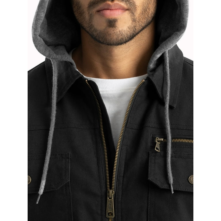 Wrangler Workwear Men's Quilted Lined Work Shirt Jacket with Wrangler Workwear Men's Quilted Lined Work Shirt Jacket with