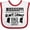 White and Red, variant on Inktastic Mississippi Awesome Since 1836 Boys or Girls Baby Bib