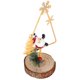 thumbnail image 4 of Adorno navideño Sincero Papá Noel Metal Madera Trípode, 4 of 9