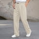 thumbnail image 1 of Ceisia Gift Men's All-Season Casual Trousers - Solid Color Pleated Draped Versatile Straight Leg Elastic Waist Pants, 1 of 9
