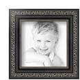 thumbnail image 2 of ArtToFrames 5" x 5" Antique Black Picture Frame, 5x5 inch Black Wood Poster Frame (WOM-5106), 2 Pack, 2 of 6