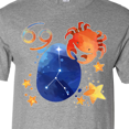 thumbnail image 4 of Inktastic Cancer Crab Constellation Zodiac Sign Illustration T-Shirt, 4 of 5