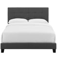 thumbnail image 4 of Modway Amira Twin Upholstered Fabric Bed in Gray, 4 of 5