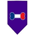thumbnail image 6 of Pet and Dog Bandana Screen Printed, "Bone Shaped France Flag", 6 of 10